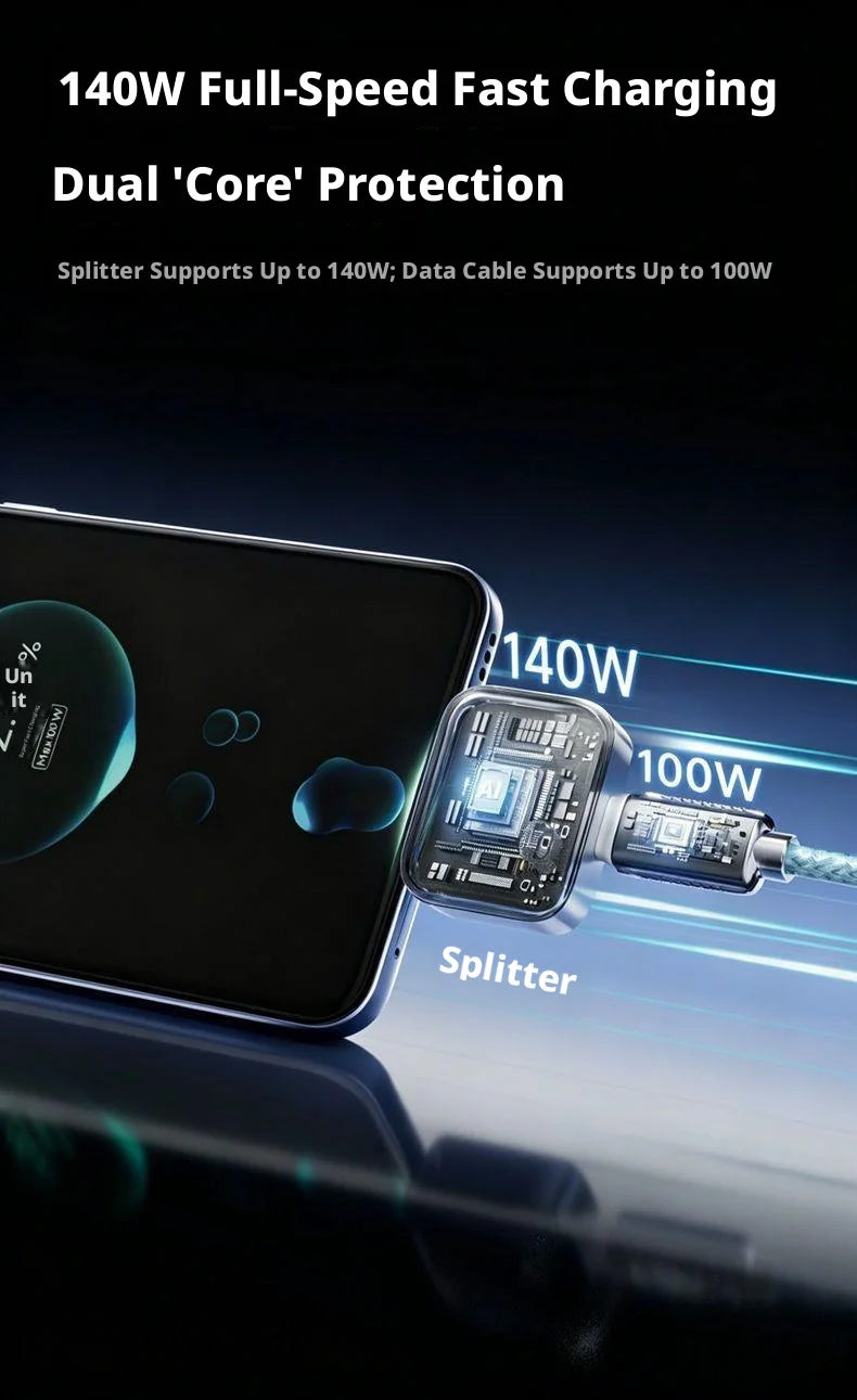 Chargeur Intelligent USB-C à Arrêt Automatique