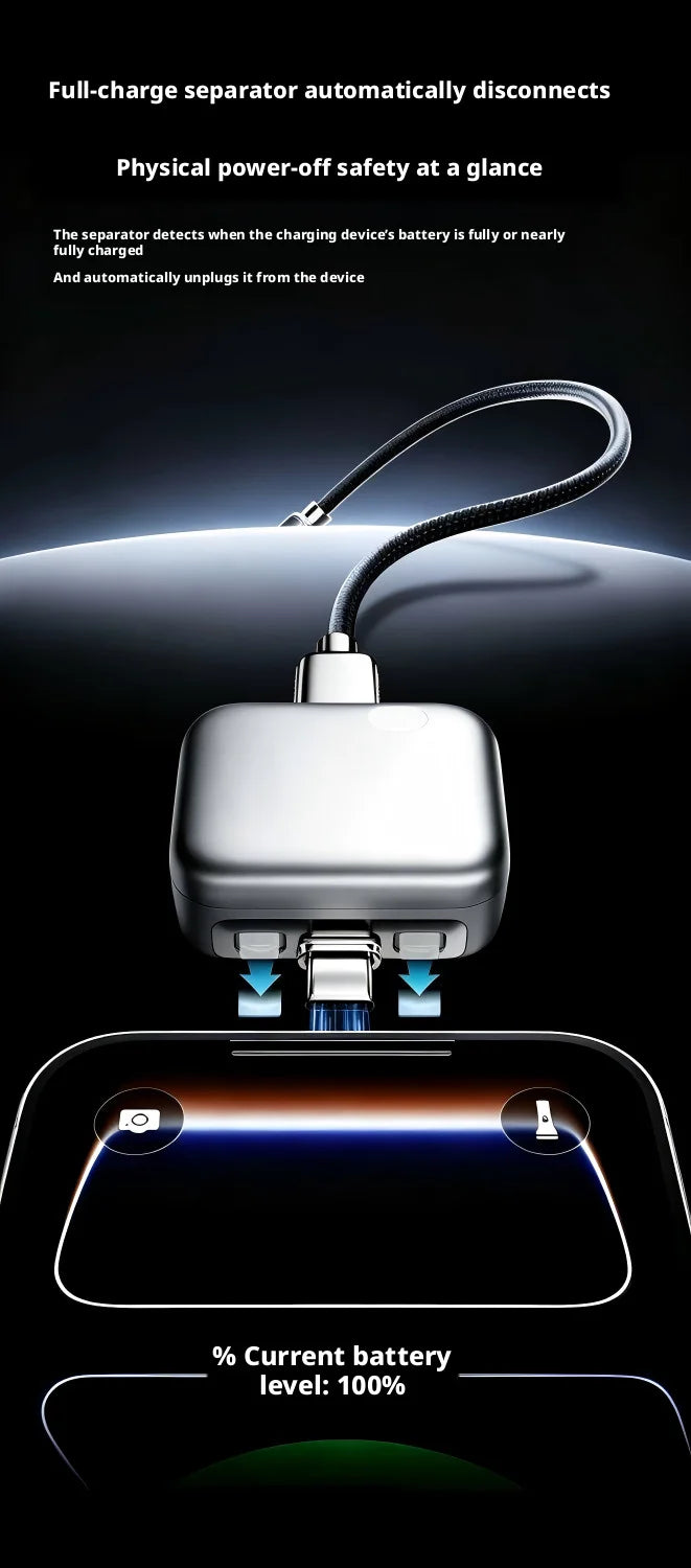 Chargeur Intelligent USB-C à Arrêt Automatique