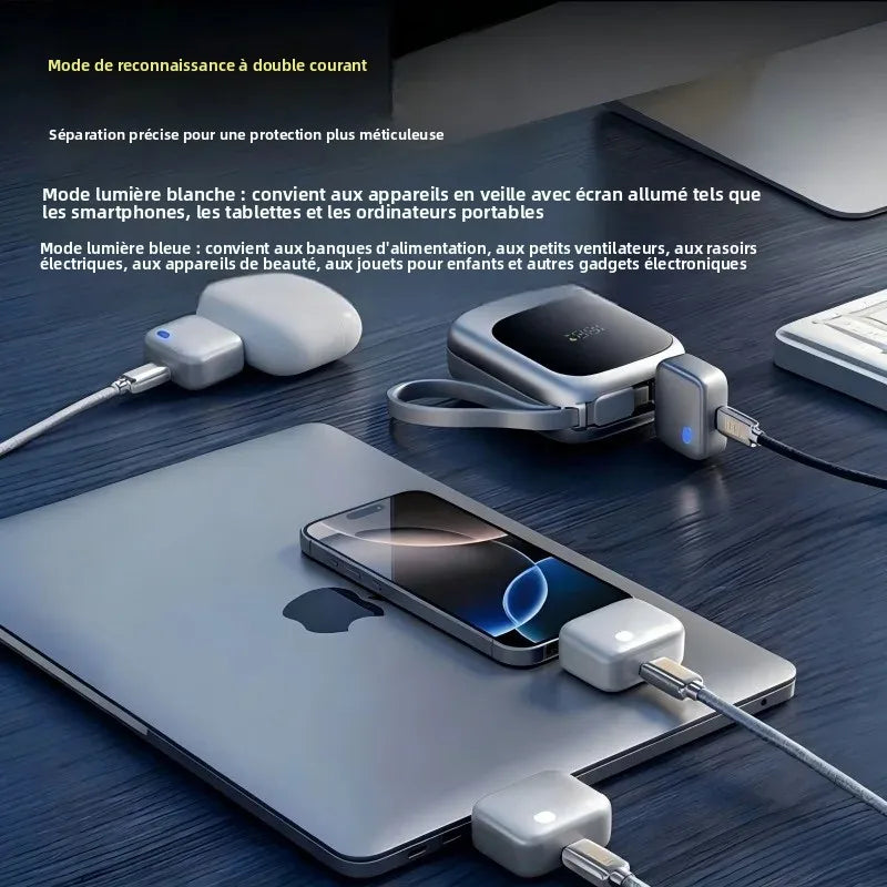 Chargeur Intelligent USB-C à Arrêt Automatique