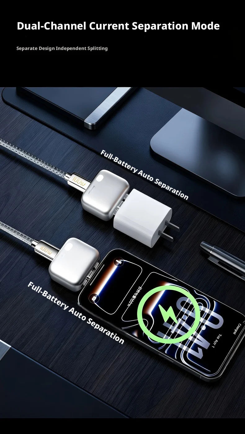 Chargeur Intelligent USB-C à Arrêt Automatique